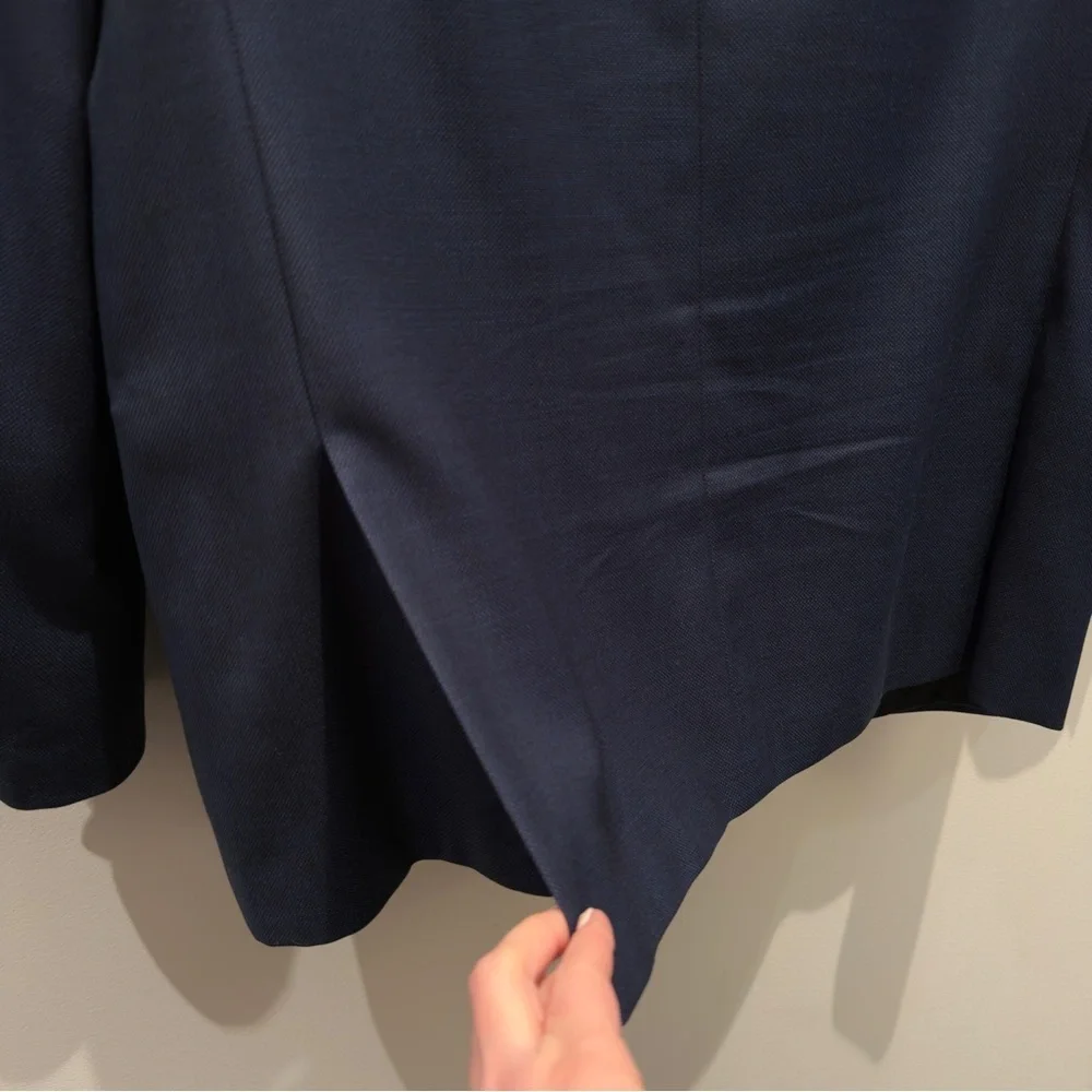 Calvin Klein Extreme Slim Fit Men's Navy Blazer  Two-Button 100% Wool Size 44R